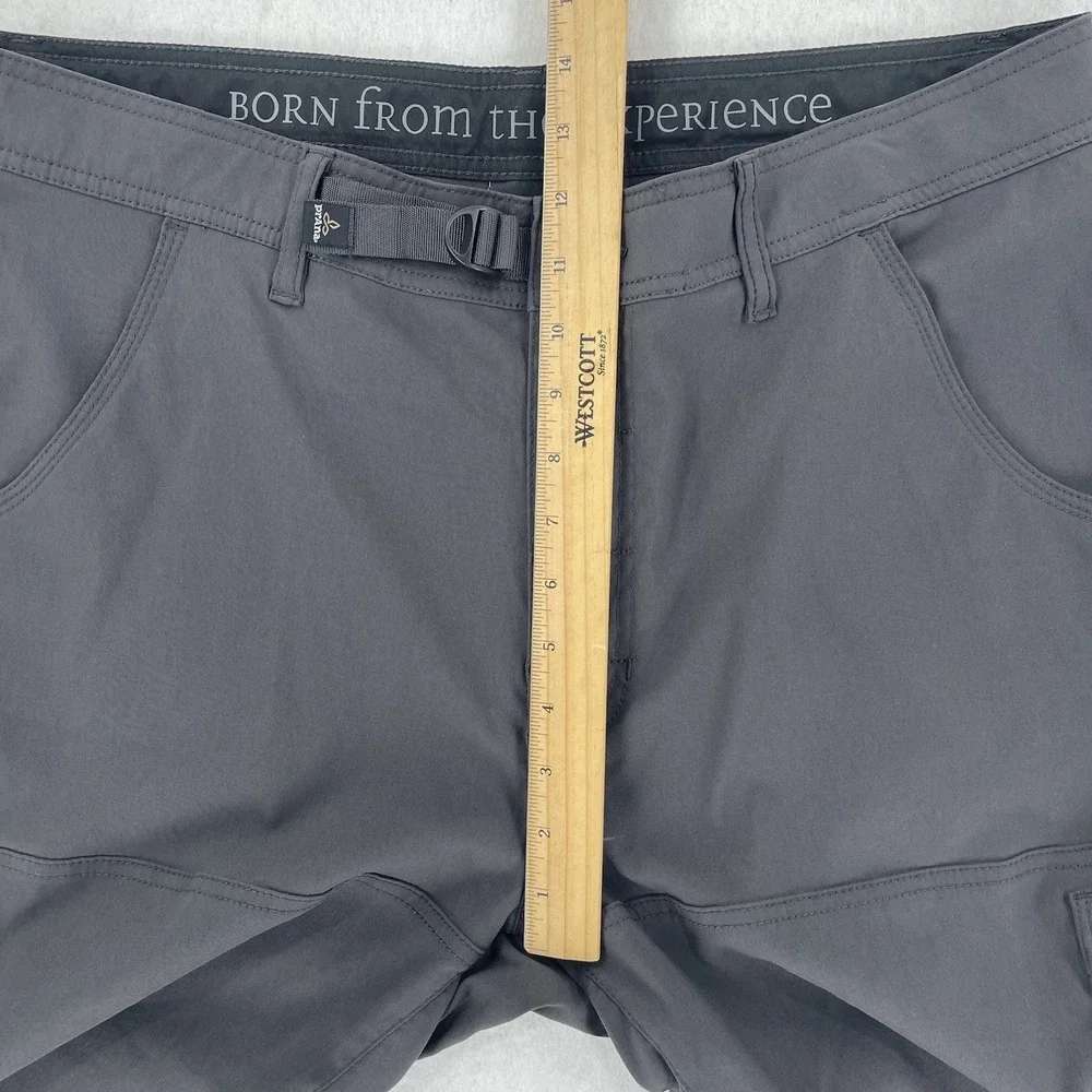 Prana Stretch Zion Shorts Men's 36 Gray Cargo Utility 10